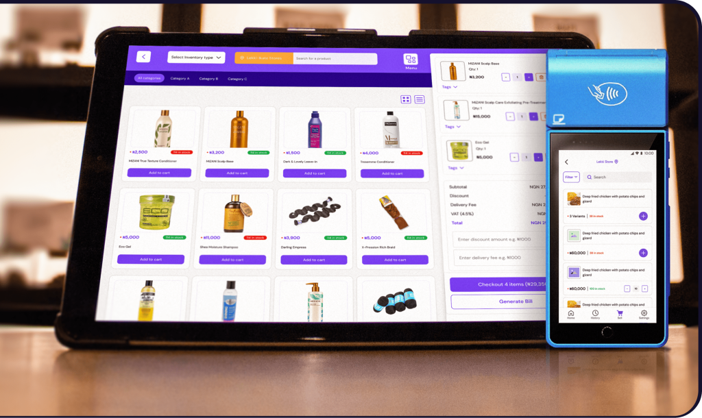 Best inventory software for small businesses in Nigeria – Lumi Business POS dashboard